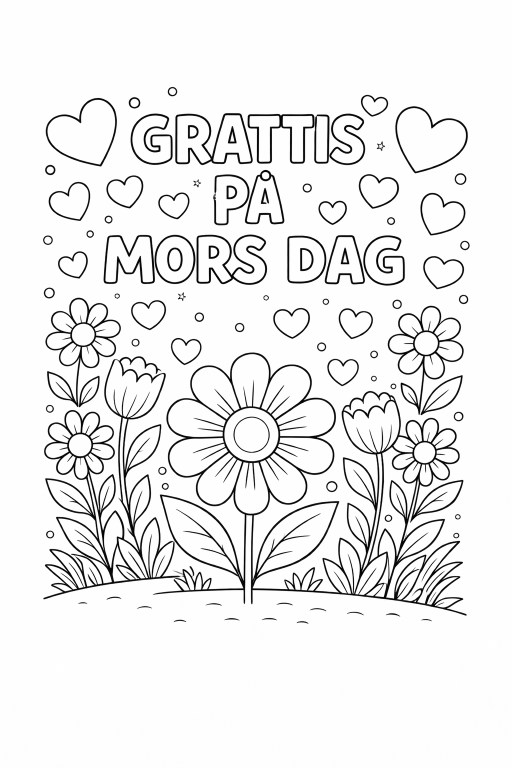 12 gratis Mors dag-motiv för barn