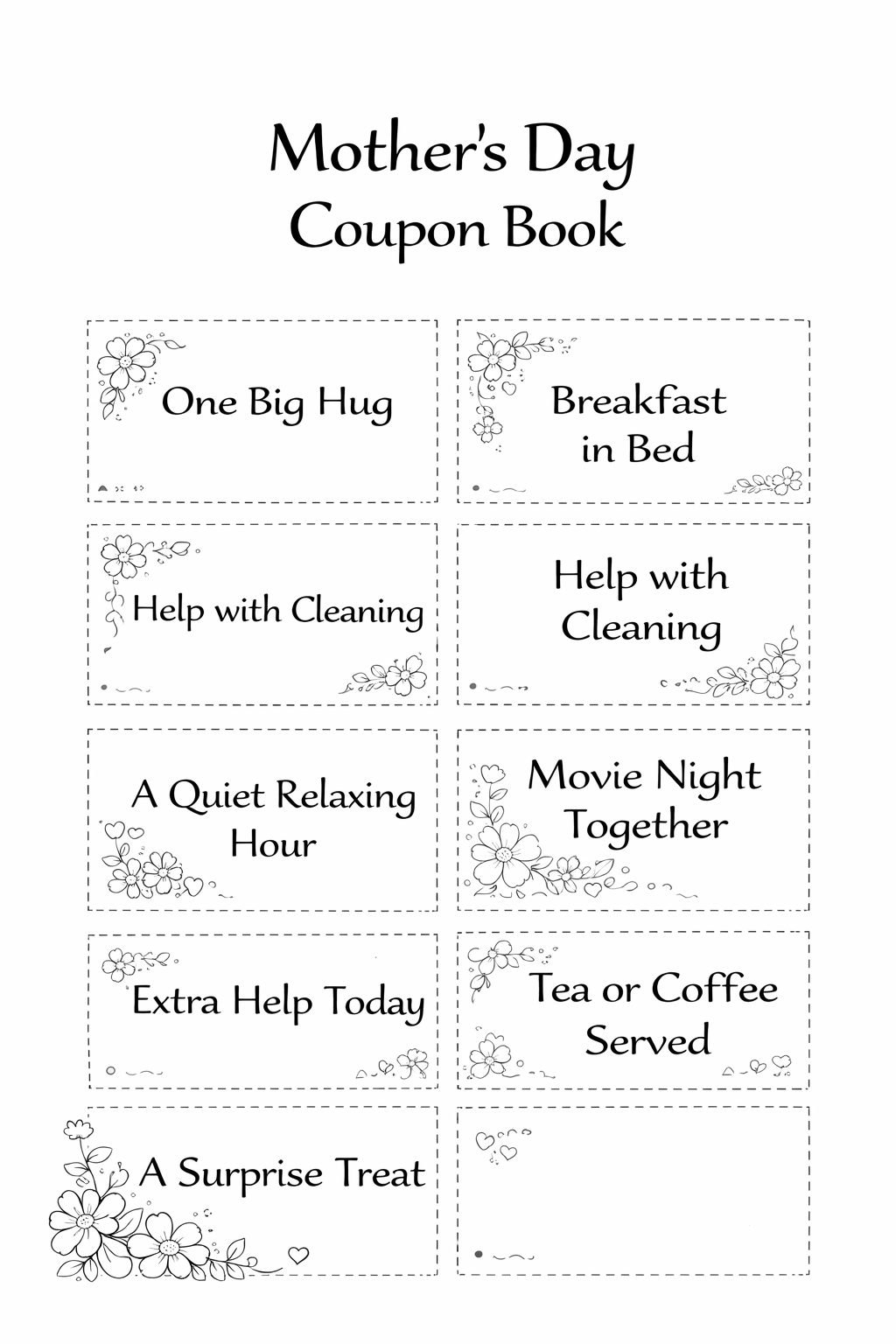 12 FREE Mother’s Day Printables for Kids