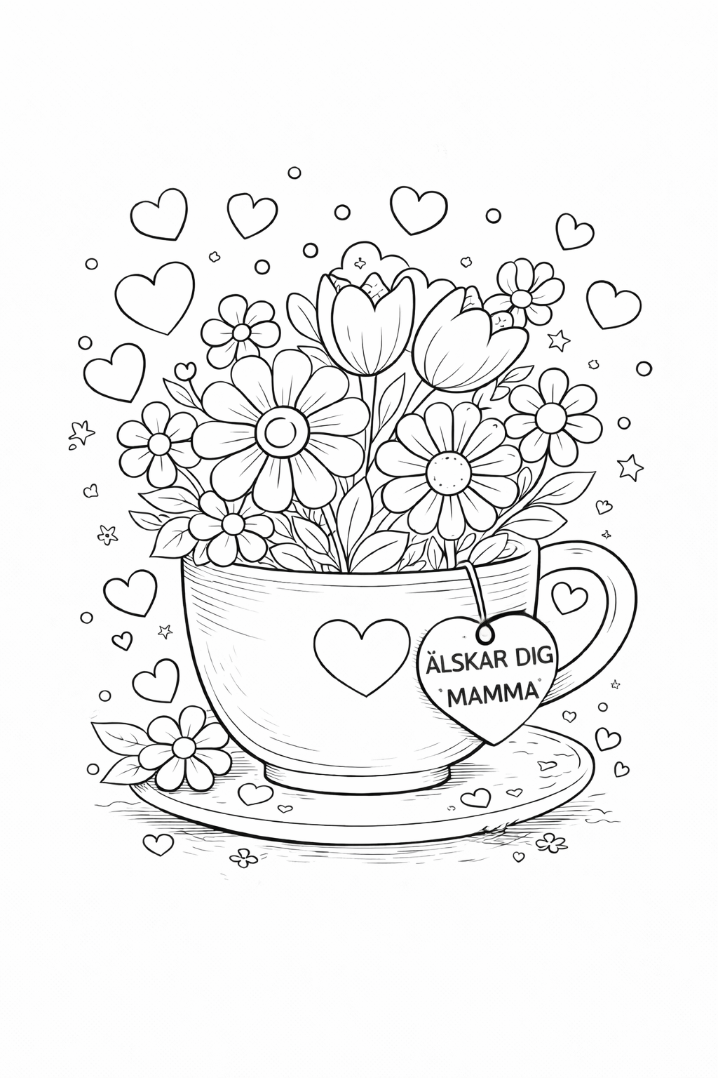 12 gratis Mors dag-motiv för barn