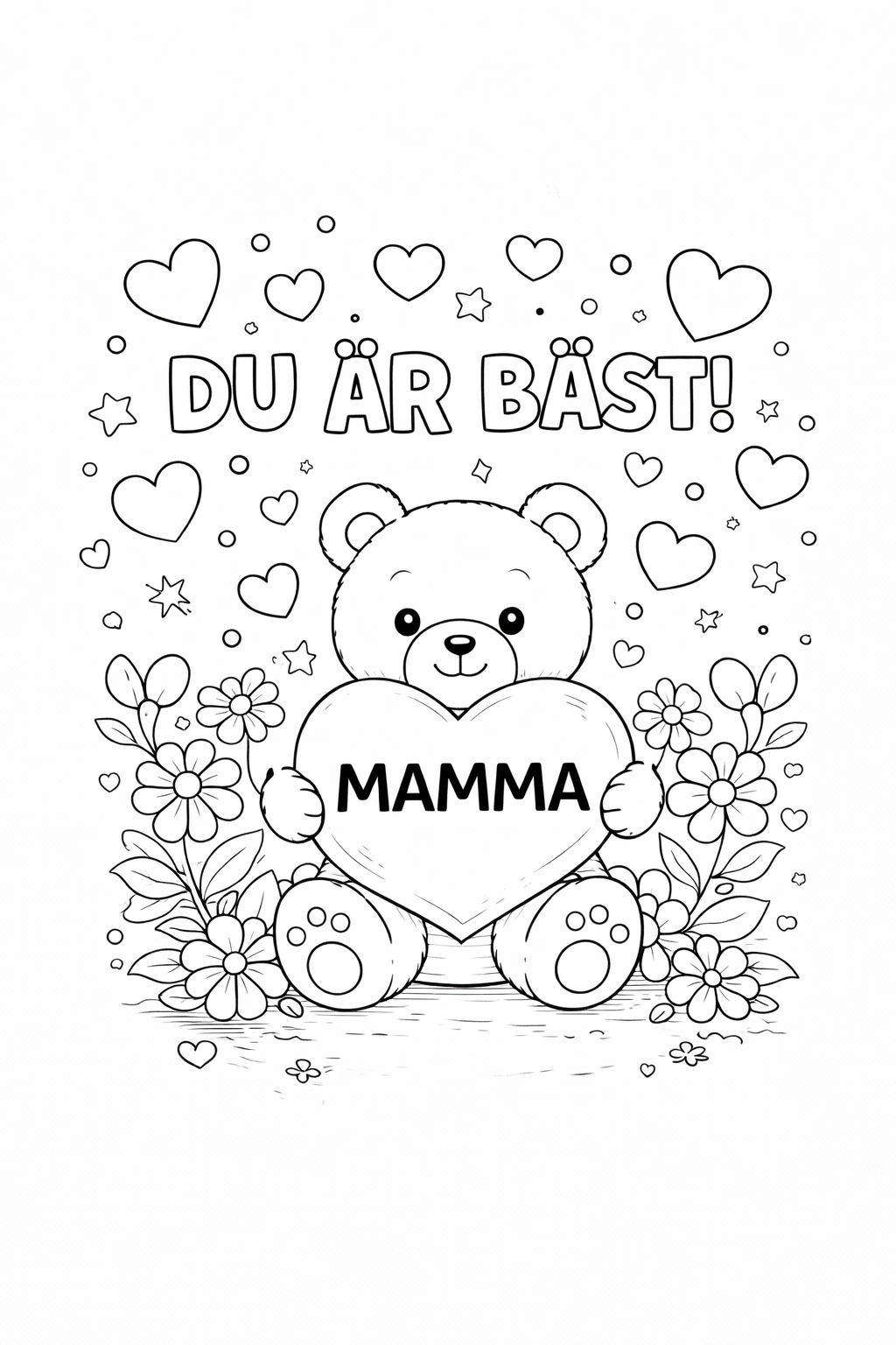 12 gratis Mors dag-motiv för barn