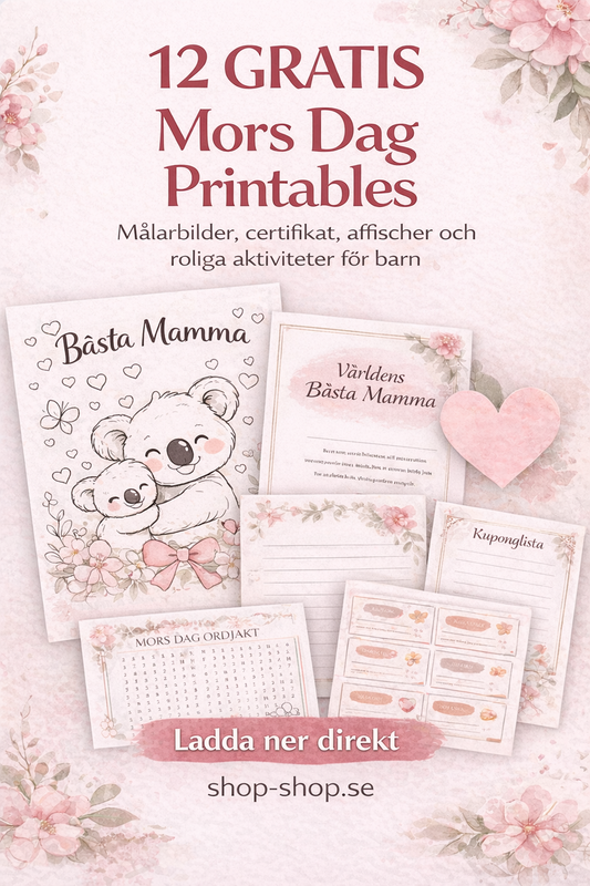 12 Free Mother's Day Printables for Kids