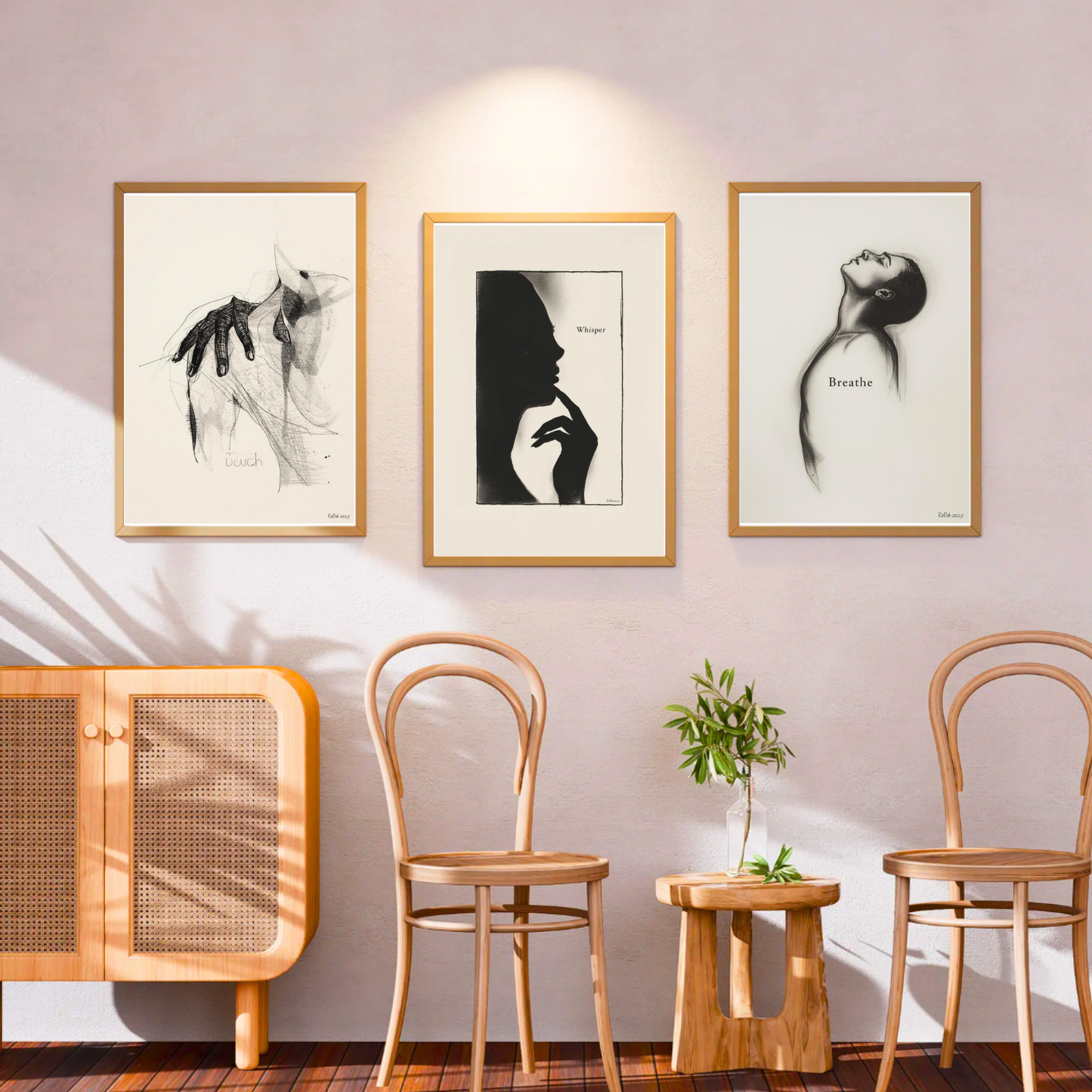 Touch · Whisper · Breathe (3-set)